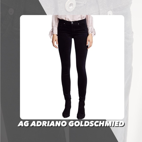 Ag Adriano Goldschmied Denim - EUC AG Adriano Goldschmied The Legging Super Skinny Velvet Jeans